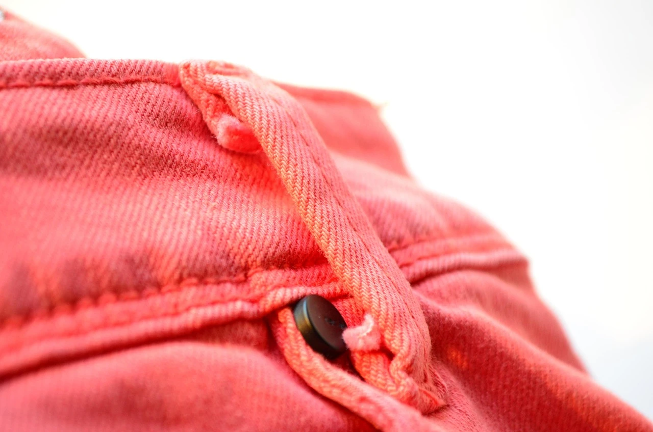 Orange Cotton Chino Trousers