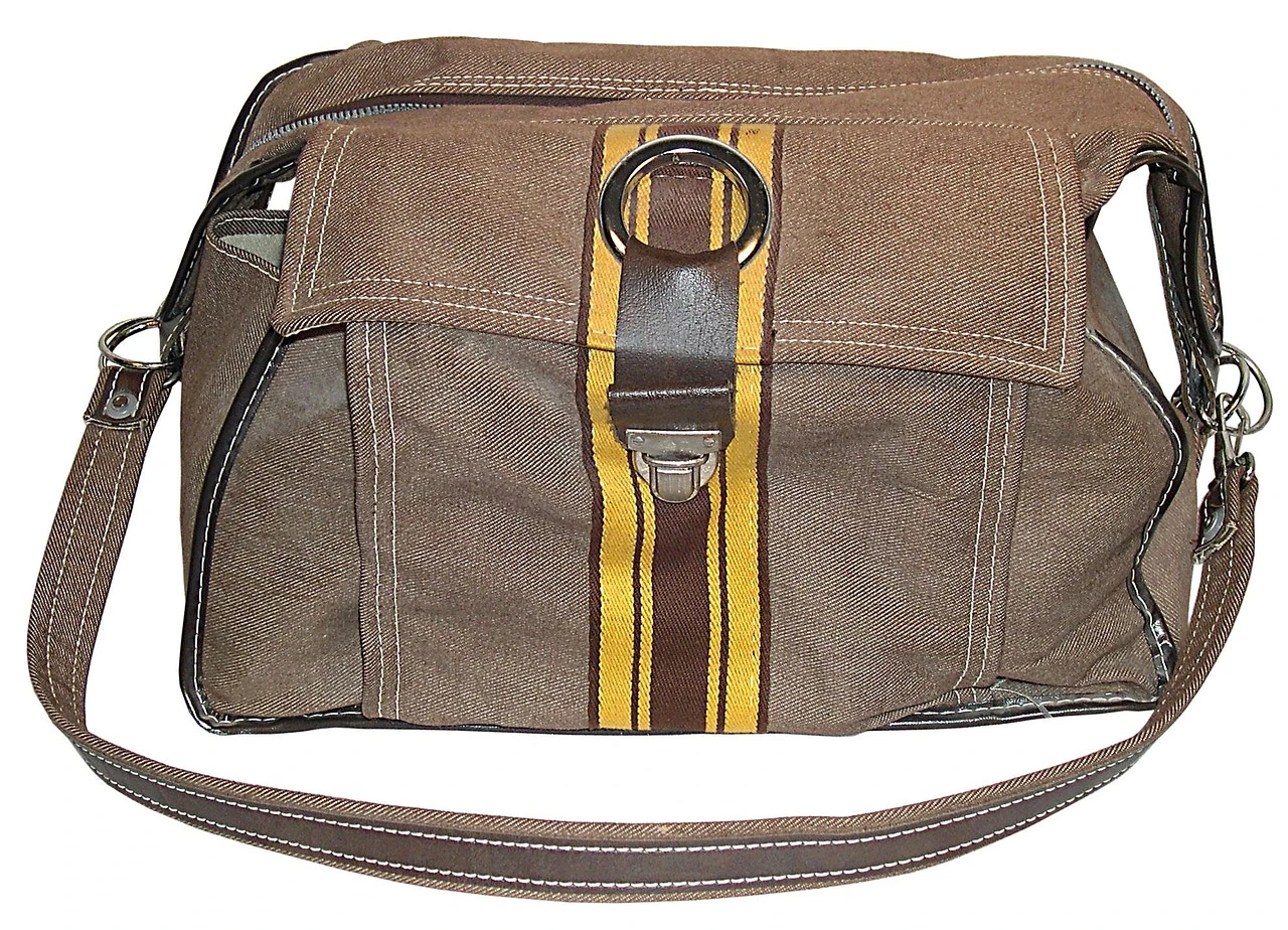 Wine Pebble Leather Tote Bag