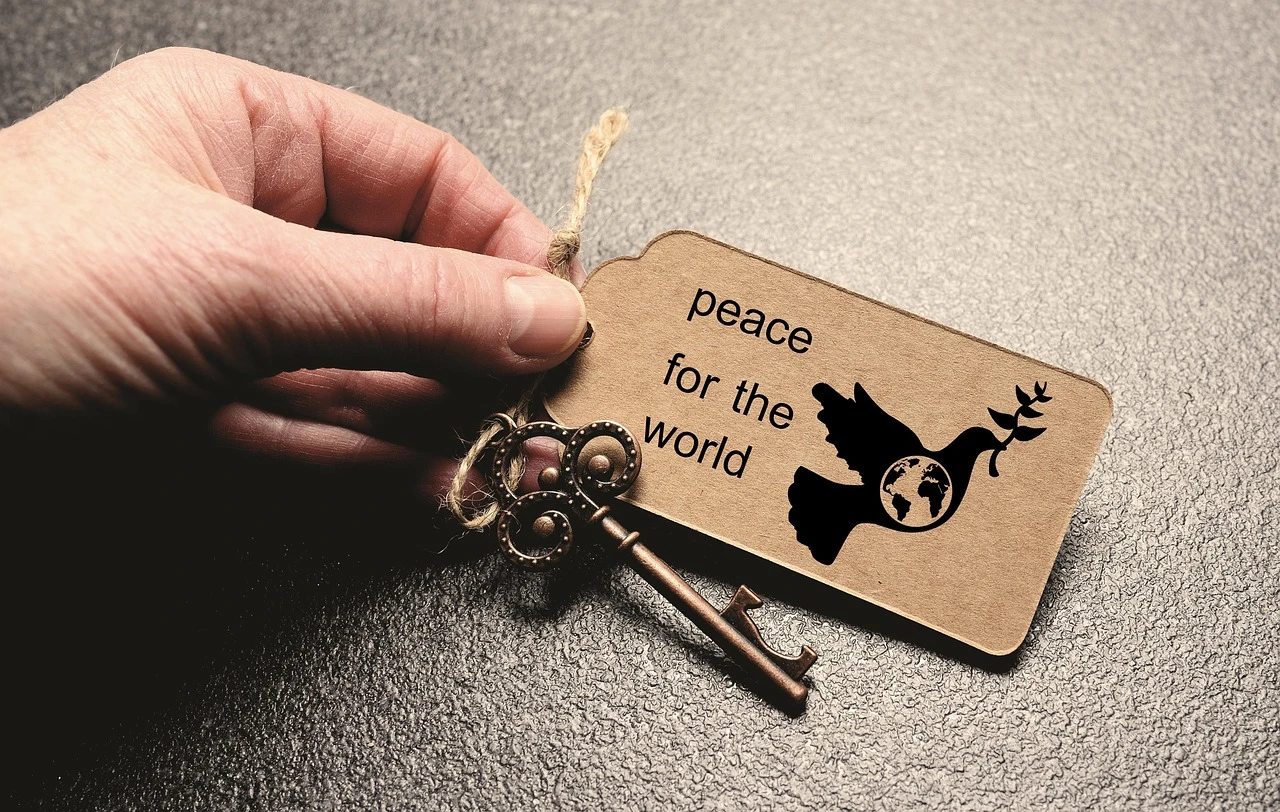 Brown Leather Keychain