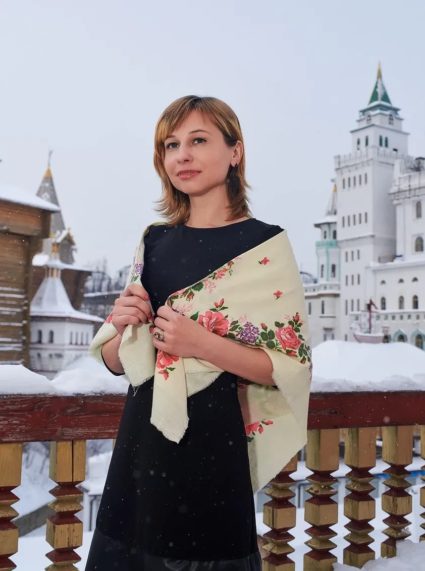 Gray Red Silk Shawl Foulard Wrap  Scarf