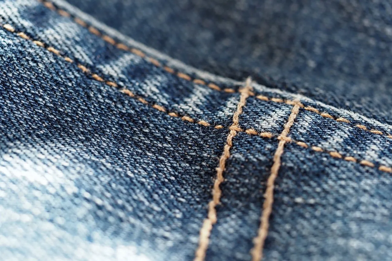 Blue Cotton Jeans & Pant