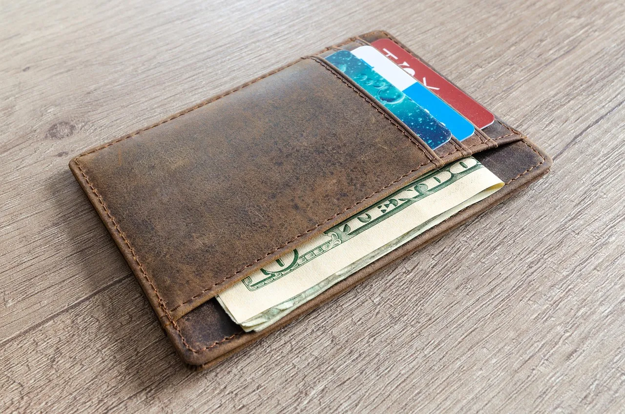 Brown Polyurethane Wallet
