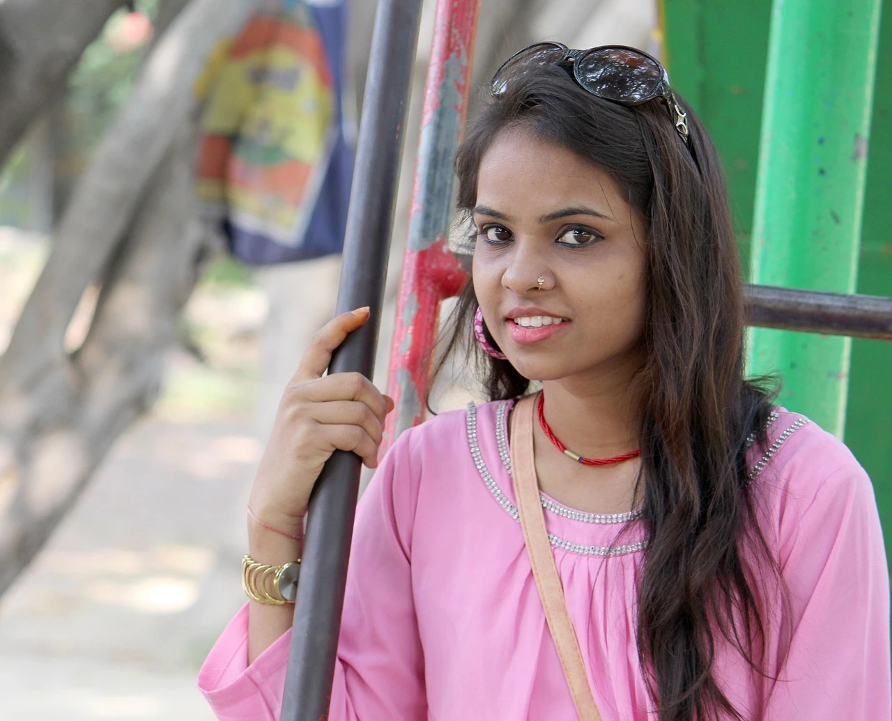 Pink Unisex Sunglass