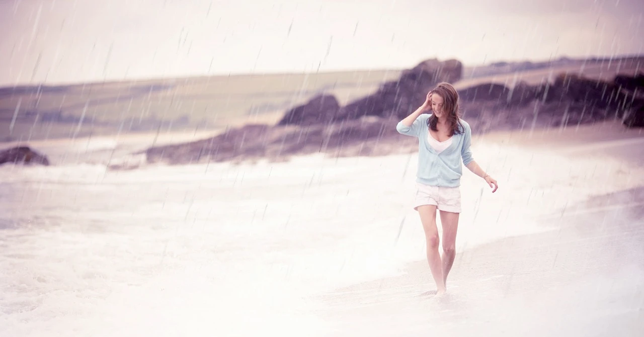 Blue Cotton Sweater