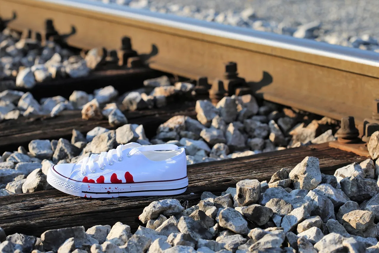 White Polyester Sneaker