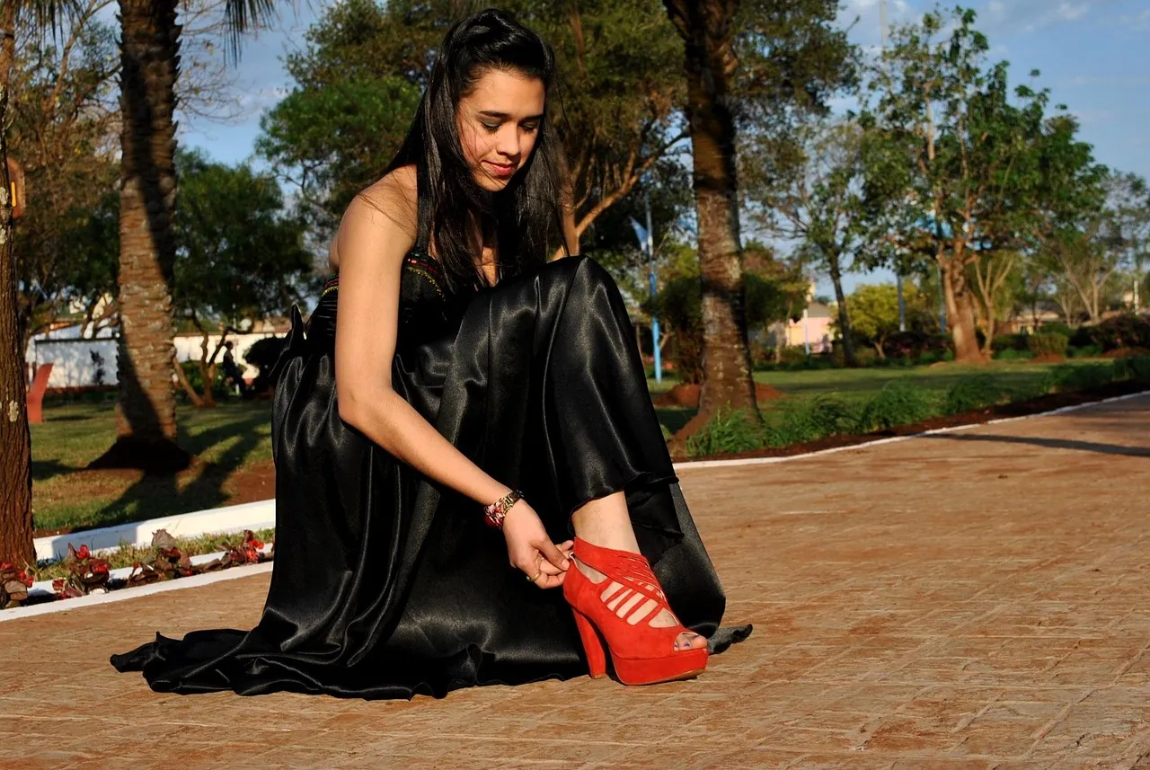 Blue Polyester Sandal