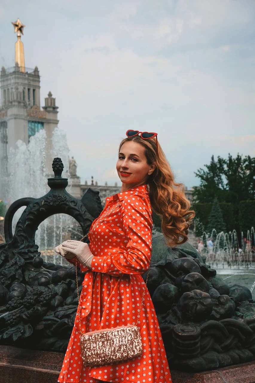 Polka Dots Sleeveless Long Dress