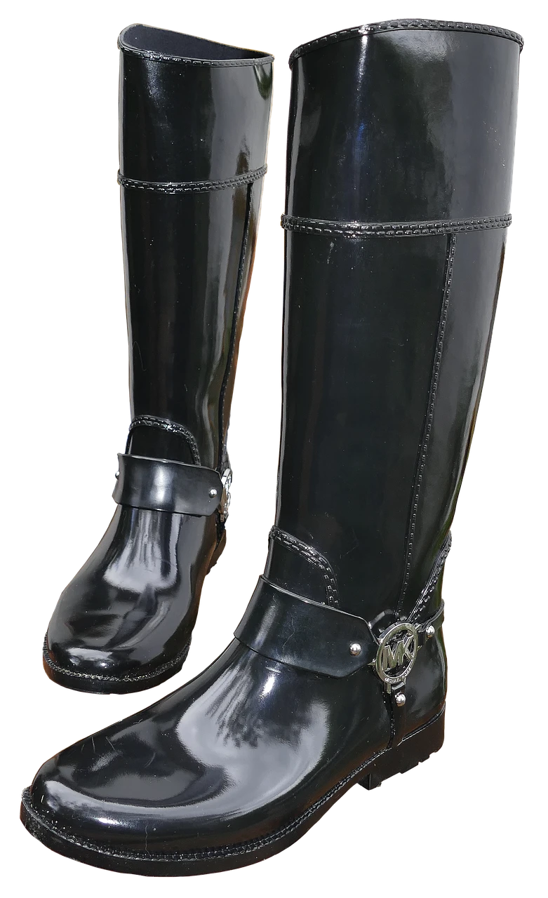 Black Stiletto Heels Mid Calf Women Boots
