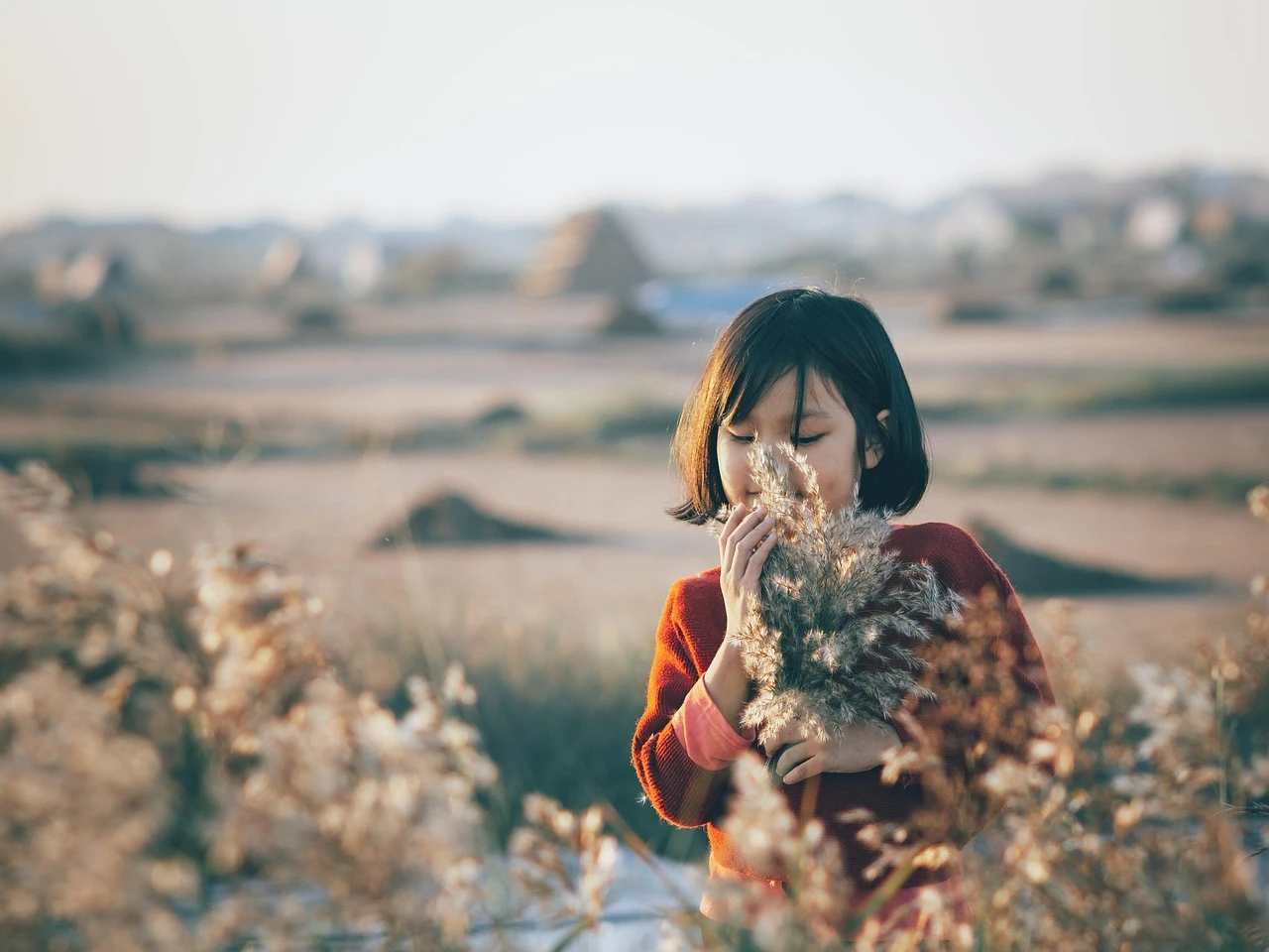Beige Cotton Sweater