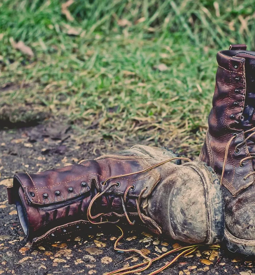 Black Calfskin Boot