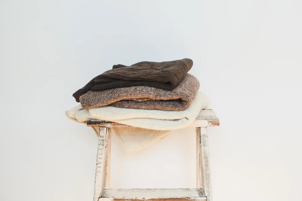 White Polyamide Sweater