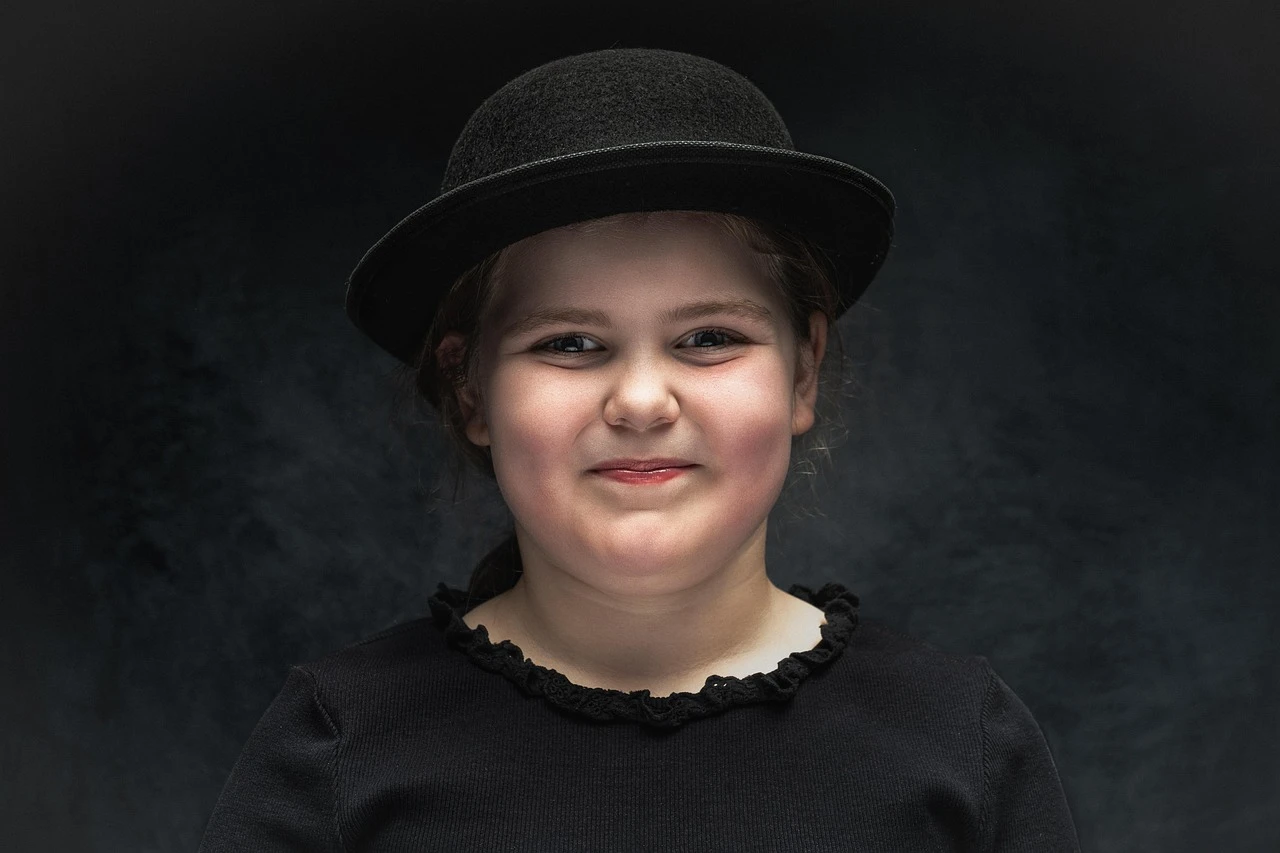 Black Cotton Hat