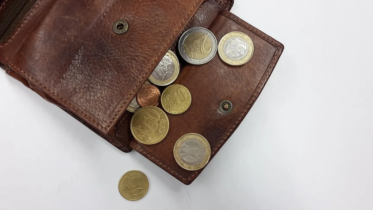 Yellow Polyurethane Wallet