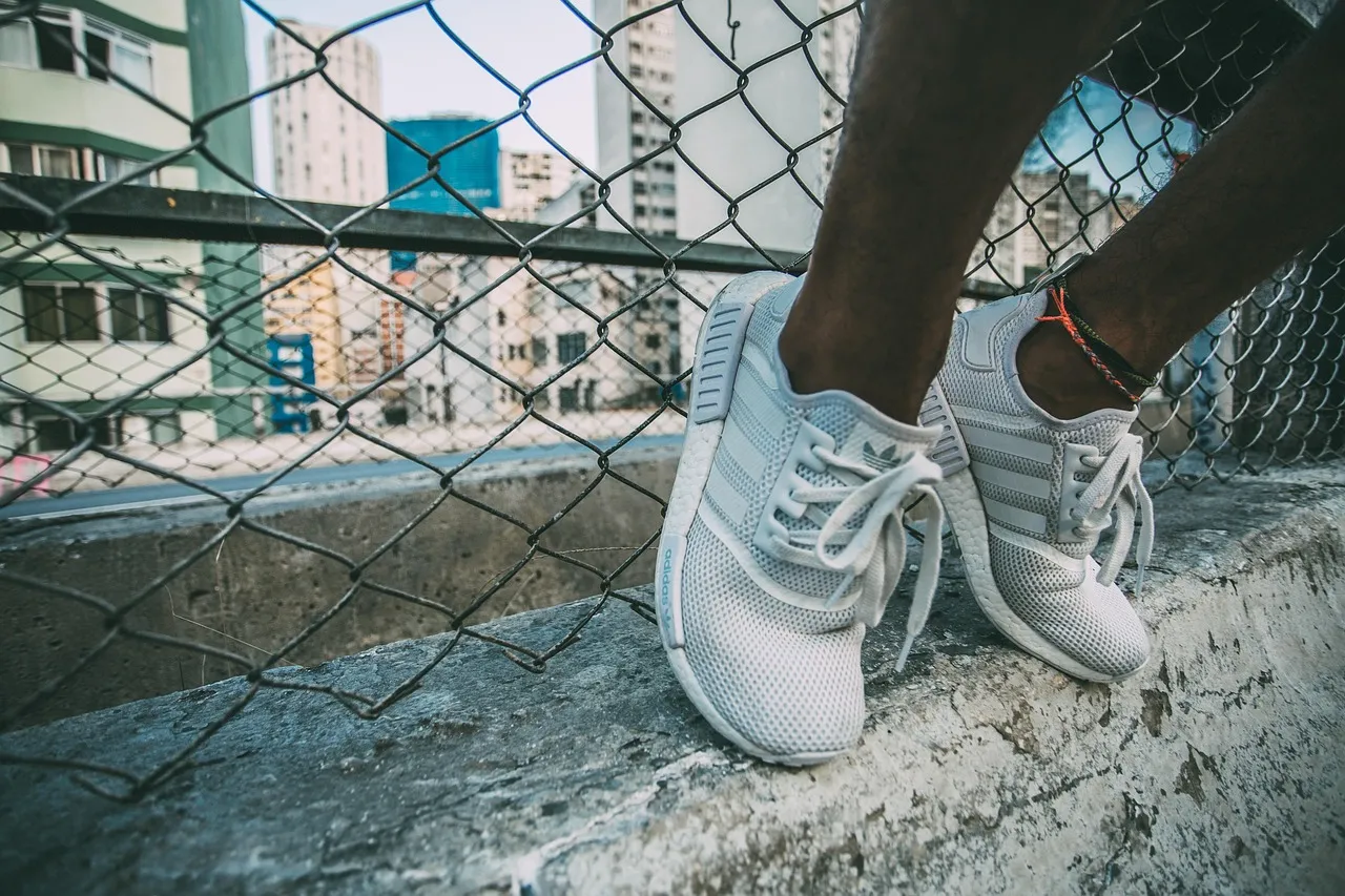 Green Polyester Sneaker