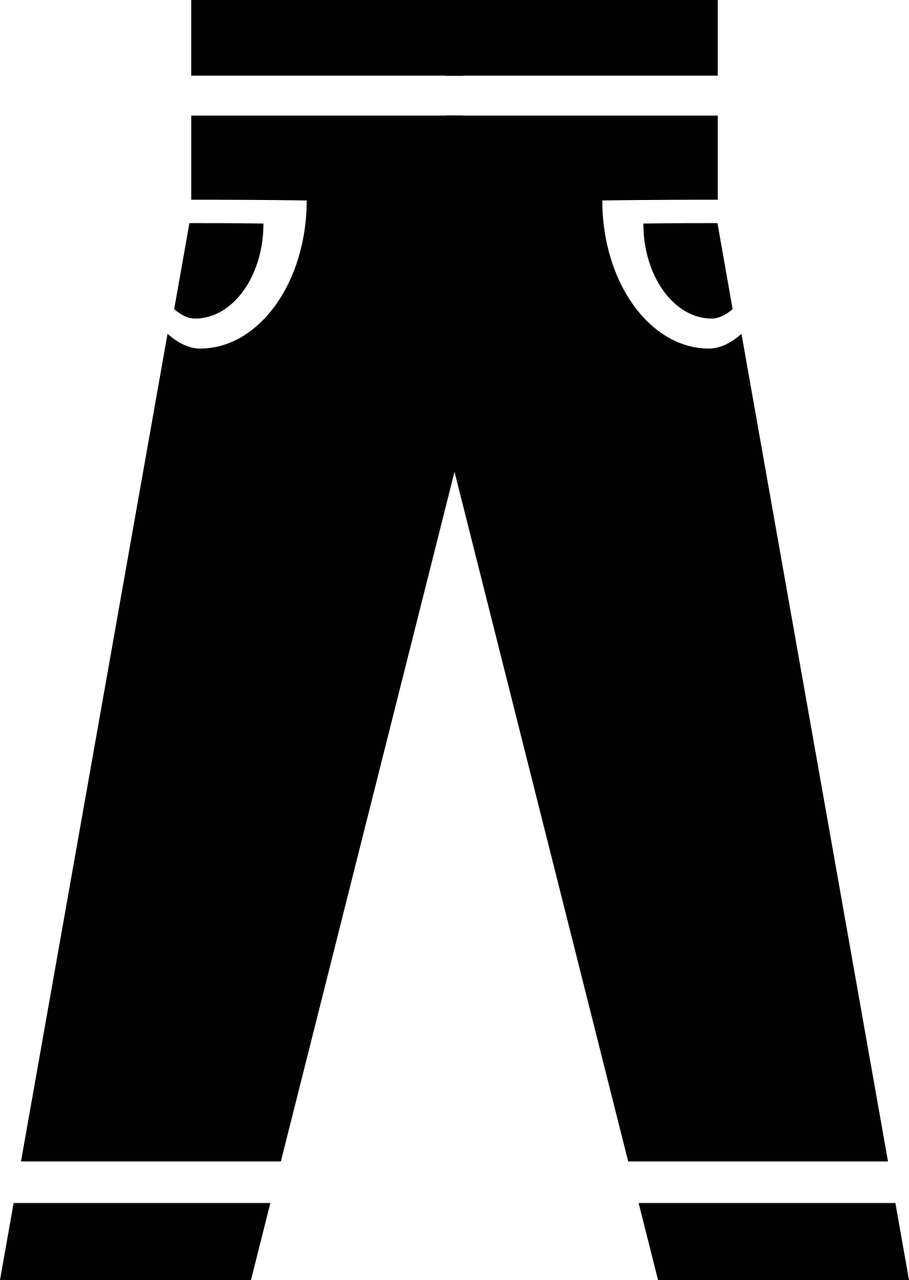 Gray Wool Jeans & Pant