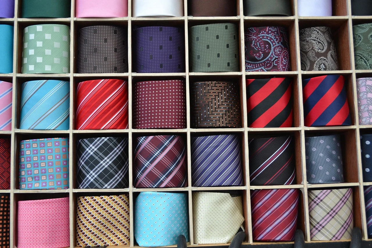 Beige 100% Silk Dotted Wide Necktie Accessory Tie