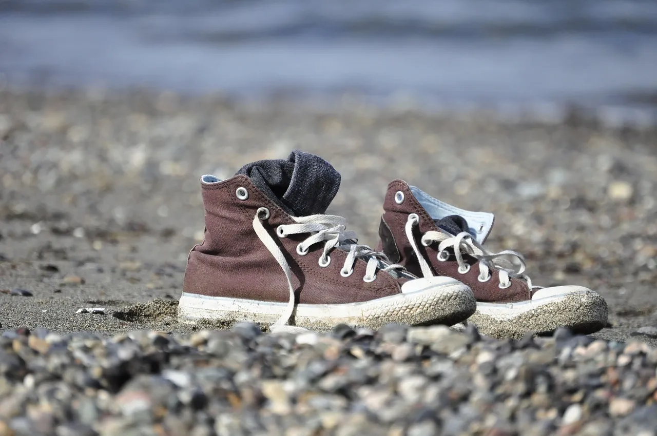 Green Polyester Sneaker