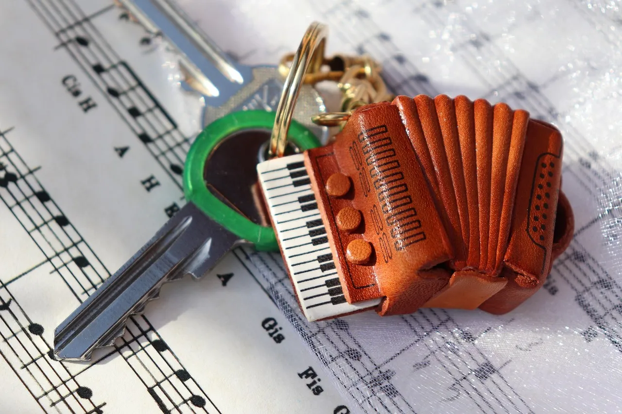 Black Leather Keychain