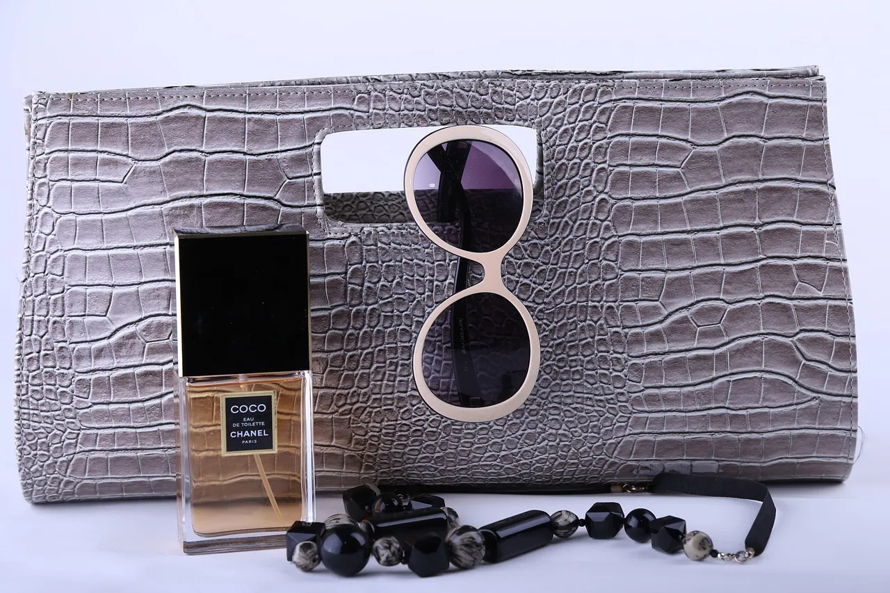 Black Polyurethane Handbag