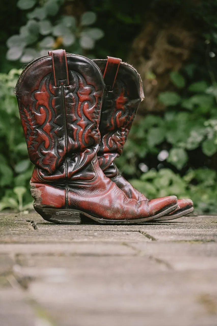 Red Leather Boot