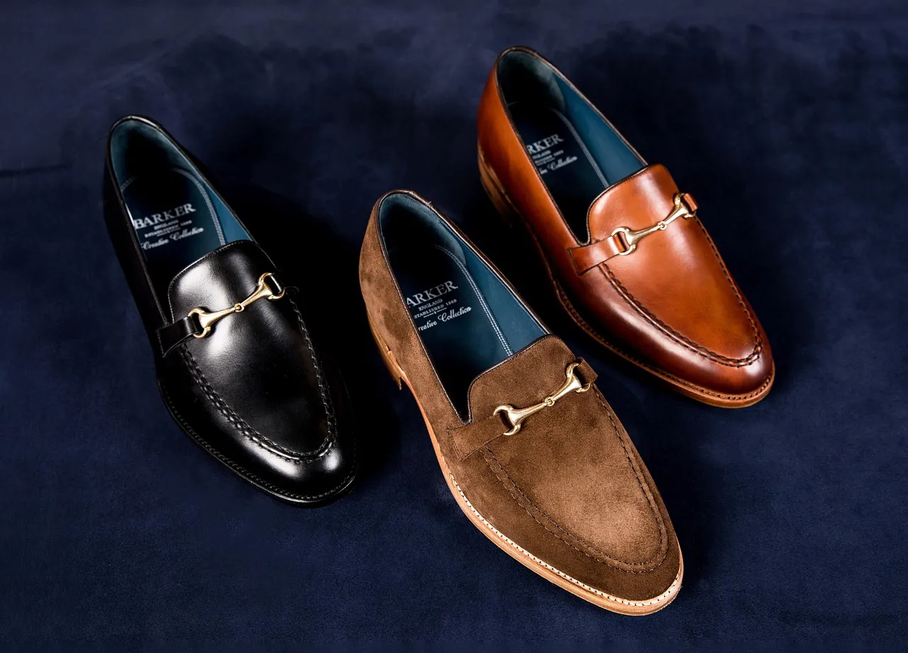 Multicolor Jacquard Crown Slippers Loafers Shoes