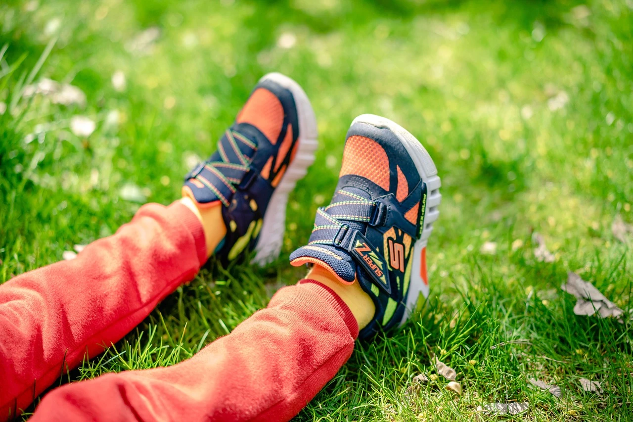 Gray Polyester Sneaker
