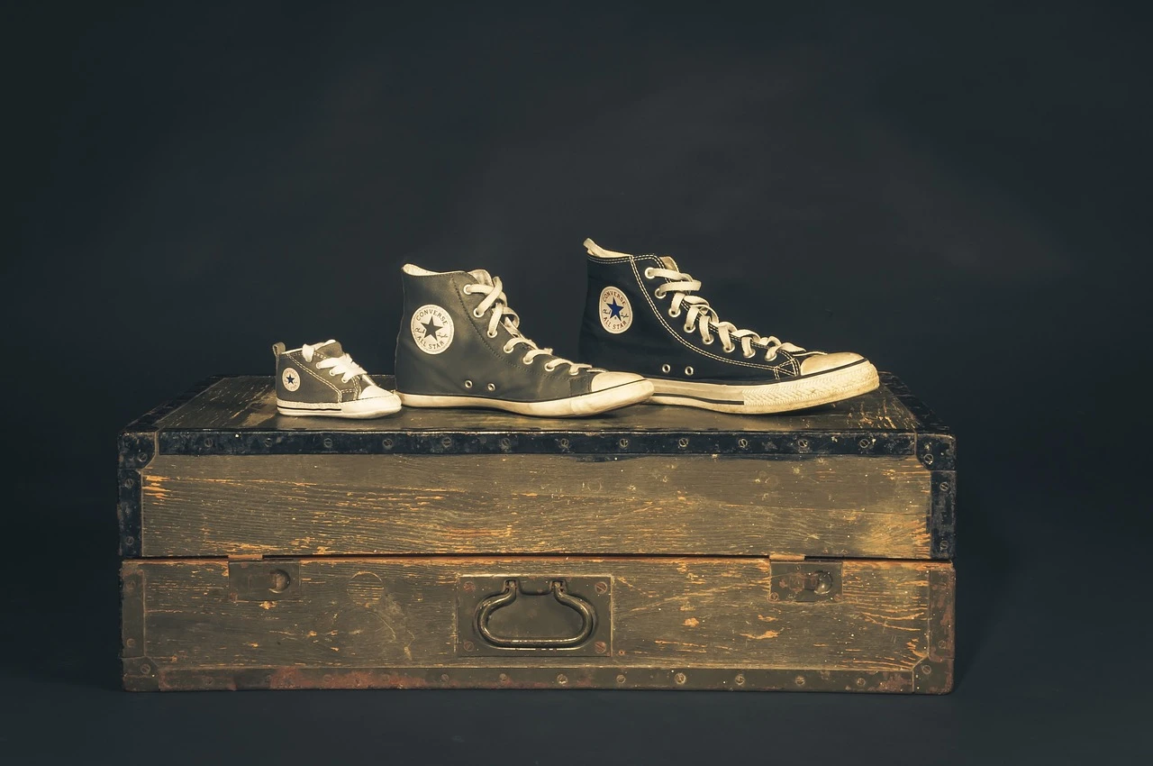 White Polyester Sneaker