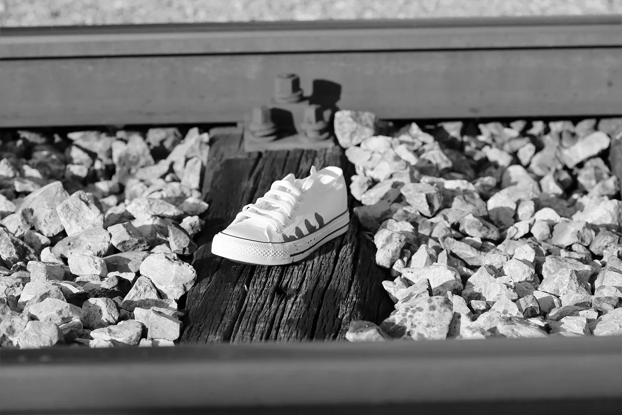 White Polyester Sneaker