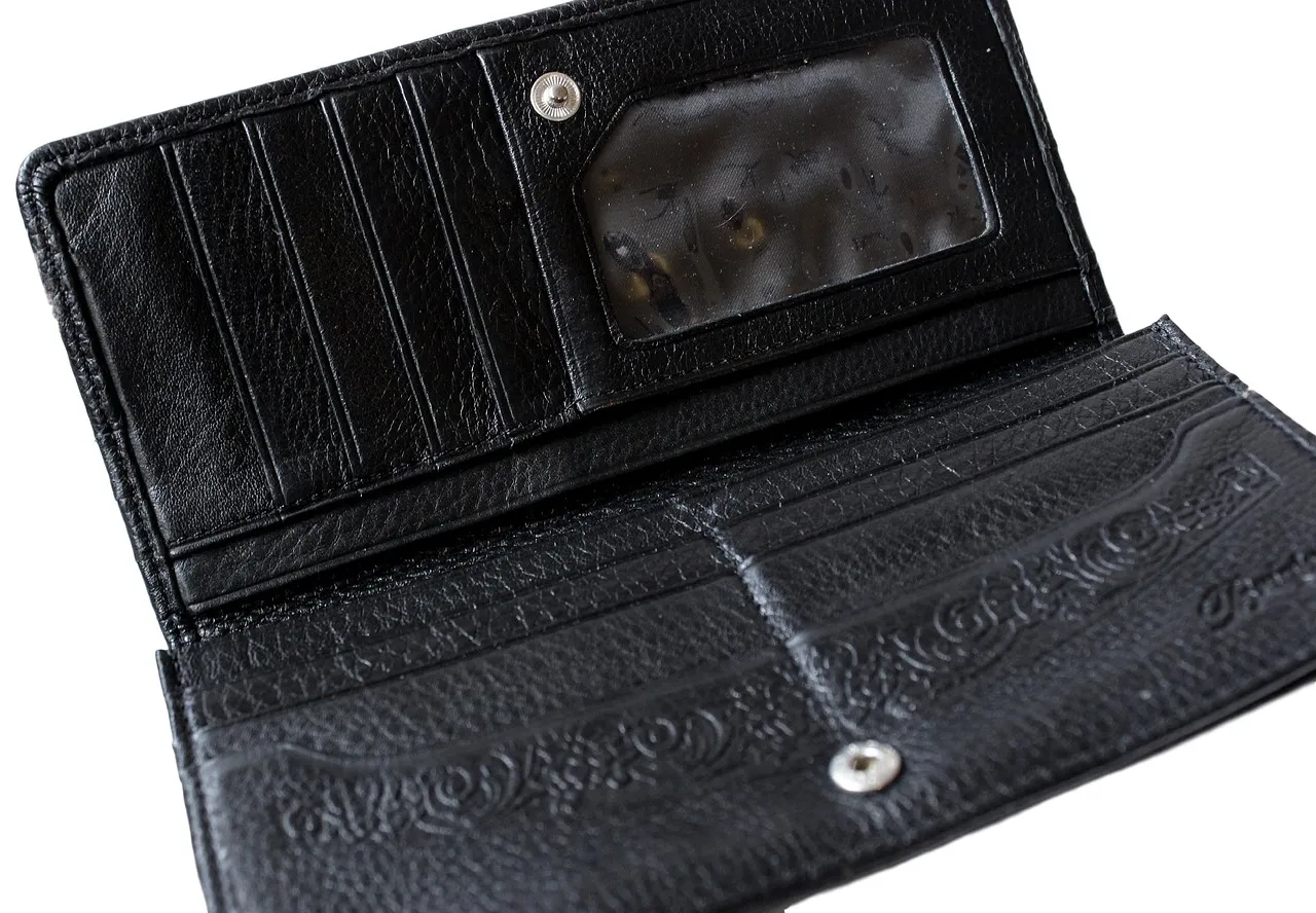 Blue Nylon Wallet