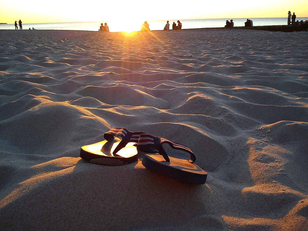 Blue Cotton Sandal