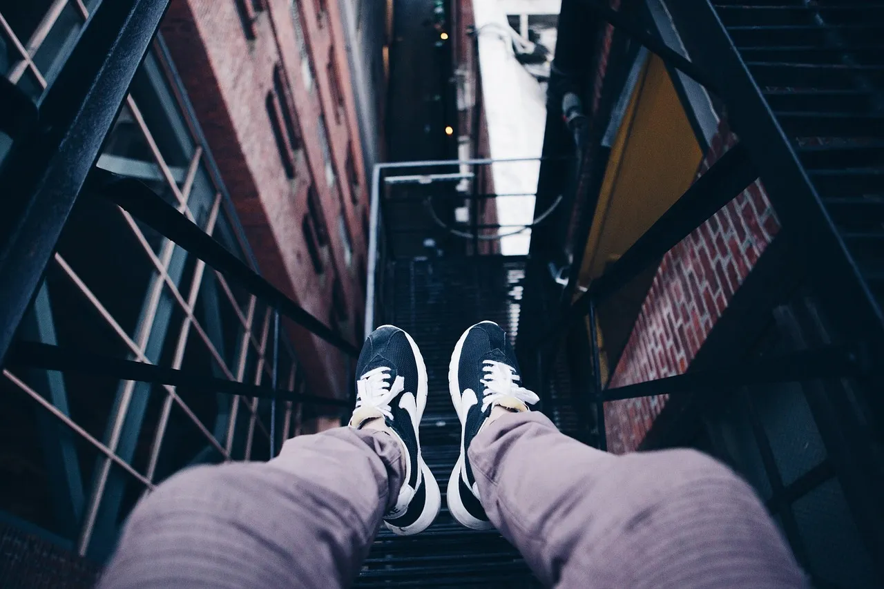 White Polyester Sneaker