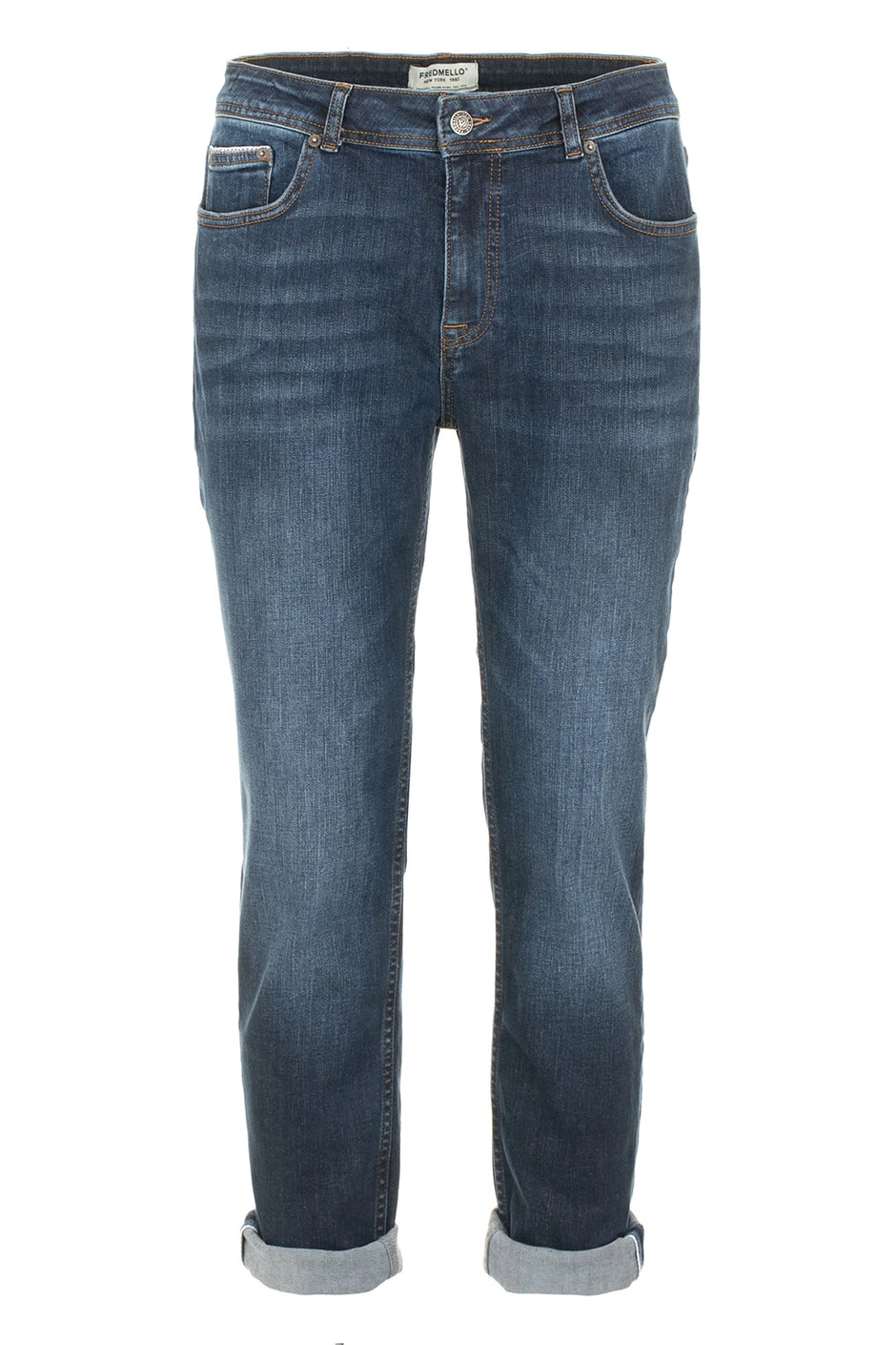 Blue Cotton Jeans & Pant