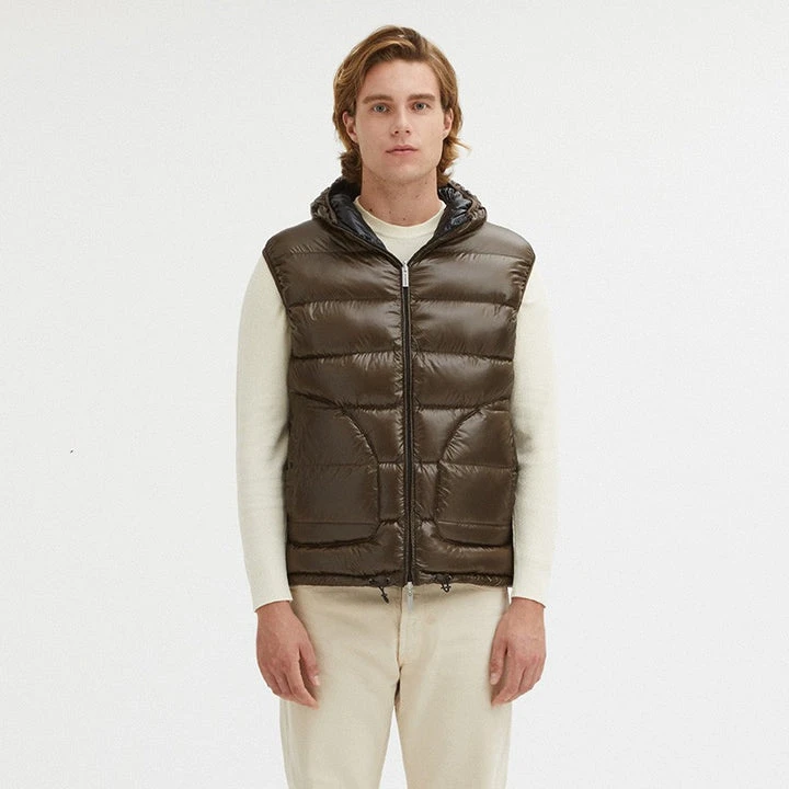 Brown Nylon Vest