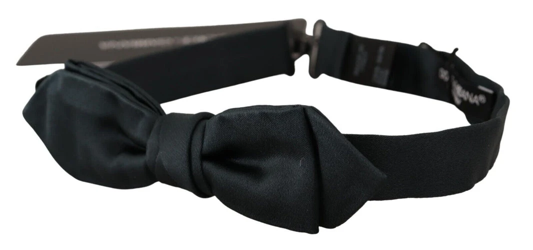 Green Slim Silk Adjustable Men Bow Tie