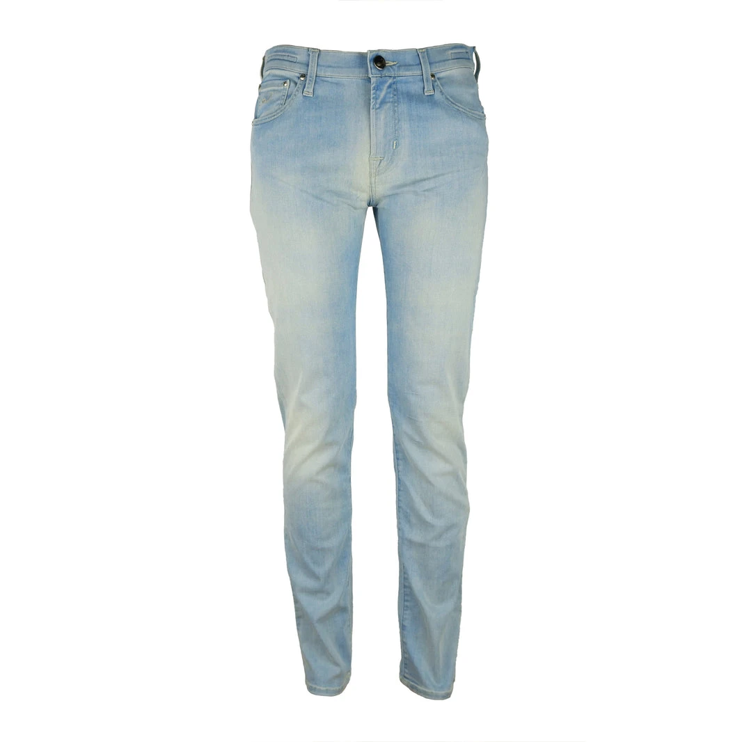 Blue Viscose Jeans & Pant